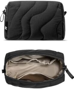 tomtoc Sacoche Organisatrice Électronique Résistante à l'Eau, Tech Pouch Portable pour Câbles Powerbank USB