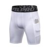 Titre optimisé SEO : Shorts de compression Jungerhouse Homme Running Collant pour Fitness Gym rapide au séchage avec poc