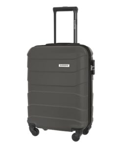 Valise Cabine Barrens Rigide Pour Voyage Lightweight 4 Roues Silencieuses (Graphite)