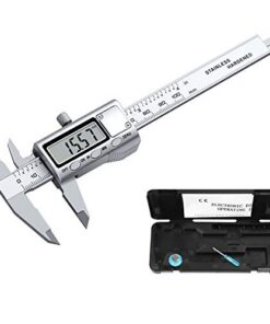 Neoteck Pied à Coulisse Numérique 100 mm/4" Acier Inoxydable Écran LCD Grand Précision