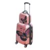 CELIMS Valise Cabine avec Vanity | Polycarbonates | Rose Gold | Voyageurs | Voyages d'affaires | Spacieuse et sécurisée