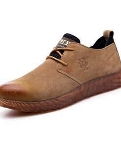 Webrosistol Chaussures de Sécurité Homme Légères en Cuir avec Embout Protecteur en Acier et Sneakers Tibias