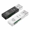 Lecteur de carte USB |0/|0 universel blanc, rapide et compatible haute vitesse SD/MMC pour PC Windows