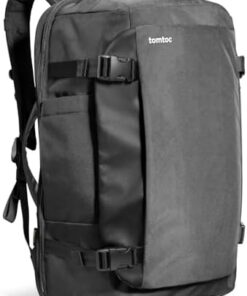 tomtoc Sac à Dos de Voyage 40L pour Ordinateur Portable 15,6-17,3 pouces, Compatible TSA Approuvé pour les Vols