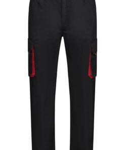 Pantalon multipoches Velilla 103004 taille 44 noir et rose | Chic et pratique pour homme | Idéal pour le week-end et le