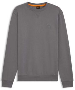 BOSS Hommes Westart Sweat Relaxe en Coton avec Patch Logo pour Hommes dans un Style Relaxe sur Sauvetages d'Emergences a