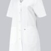 BP Tunique Femme Manches 1/2 Col V Bouton Pression Mixte 215 g/m² Blanc 42n