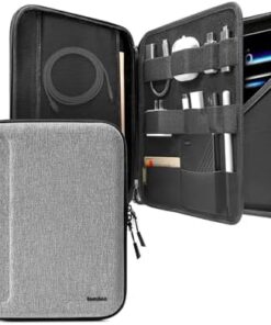 tomtoc Housse pour 13" iPad Pro M4 & iPad Air M3 - Étui Rigide Compatible Magic Keyboard & Accessoires