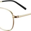 Mi Lunettes bloquant la lumière bleue dorée pour adultes en voyage