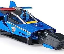 Paw Patrol Chase Véhicule Deluxe La Super Patrouille - Sons et Lumières - Jouet Voiture Enfants 3 Ans+