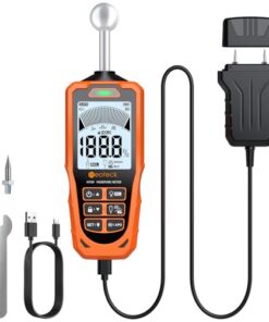 Neoteck Testeur Humidité 2-en-1 ±|5% Précision pour Bois Béton Mur Plafond Sol - Détecteur Numérique LCD Alarme Sonore T