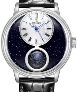 OBLVLO Montre Automatique Rétro Homme Mouvement Miyota Or Rose SCM-S