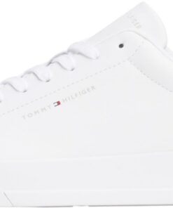 Tommy Hilfiger Sneakers en Cuir - Style Élégant, Confort Maximisé, Modèle Classique pour Hommes et Femmes