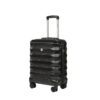 BEMON Valise cabine rigide en coque 4 roues 55cm - Noir pour voyageurs en déplacement professionnel