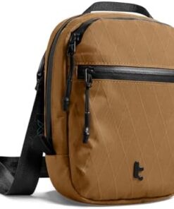 tomtoc Porte-Passeport Anti-RFID Sac Bandoulière Anti-Vol Verrouillable 4-6 Passeports