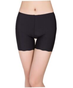 UKCOCO Shorty Noir Femme Legging Court Respirant Robe Sous-Vêtement