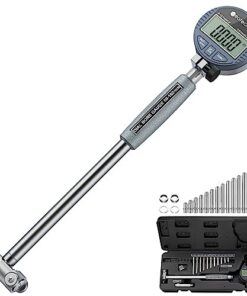 Neoteck Jauge d'Alésage Numérique 50-160mm Précision 0.01mm 12 Têtes Remplaçables Atelier Auto