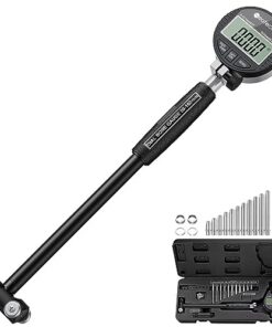 Neoteck Jauge d'Alésage Numérique 50-160mm Précision 0.01mm 12 Têtes Remplaçables Atelier Auto