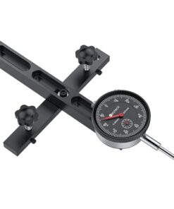 Neoteck Comparateur Mécanique 0-20mm Résolution 0.01mm pour Scie à Table Barre Aluminium Anodisé