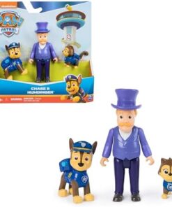 Pat Patrouille Chase Figurine Articulée Hero Pups - Jouet Collectionnable Enfant 3 Ans et +