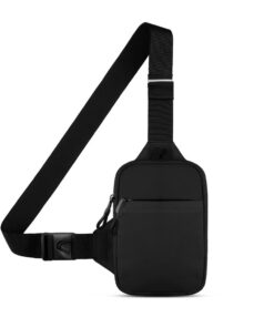 Sac Simptech Homme Résistant à l'eau Double Poche Sac à Dos Banane idéal pour Sport et Voyage