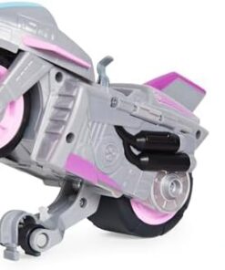 Pat Patrouille Chase Moto Pups - Moto Friction Retro & Figurine Collectionnable - Jouet Enfant 3 Ans+