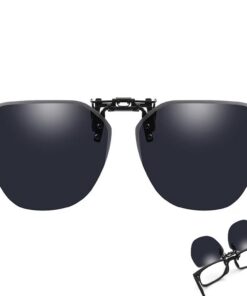 Wnddle Clip Polarisé Unisexe sur Lunettes de Soleil Rélevable et Ultra Léger pour Hommes et Femmes Idéal pour la Conduct