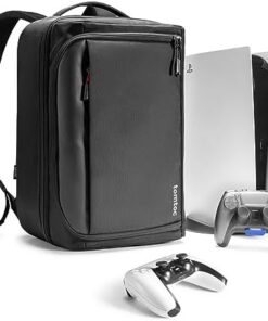 tomtoc Sac à Dos PS5 Voyage Protection Compatible Console Manette Accessoires