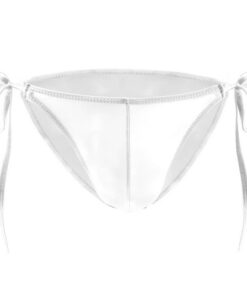 sexy homme frenulum slip solide respirant sous-vêtements minces extensible doux classiques