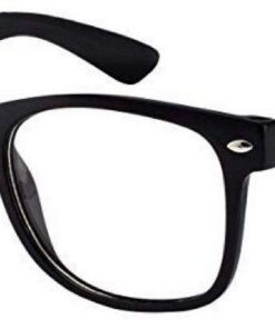 Boolavard Lunettes Pour Enfants 4-12 Ans Nerd Geek Lunettes Fausses Lentilles Claire Noir