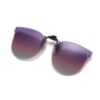 YAMEIZE Lunettes de Soleil Polarisées UV 400 Anti Glare Cat Eyes Clipser pour Hommes et Femmes Conduite Extérieure
