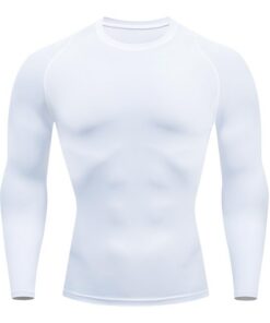 Smatstyle Maillot Compression à Manches Longues pour Homme | Séchage Rapide | Respirant