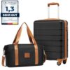 COOLIFE Valise Cabine Rigide pour Ryanair Global Recycled Standard Bagage Cabine 55x35x20