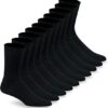 Socks4Fun Lot de 10 paires de chaussettes pour diabétiques Lot de 10 paires de chaussettes pour diabétiques homme et fem