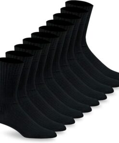 Socks4Fun Lot de 10 paires de chaussettes pour diabétiques Lot de 10 paires de chaussettes pour diabétiques homme et fem