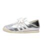 Chaussures de randonnée en Cuir PU 100junzidao pour Femme | Parfaite pour Voyage, Course et Fitness | Semelle Plate Rétr