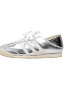 Chaussures de randonnée en Cuir PU 100junzidao pour Femme | Parfaite pour Voyage, Course et Fitness | Semelle Plate Rétr