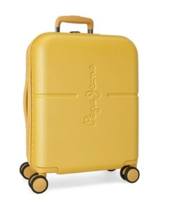 Pepe Jeans Highlight Valise Cabine Joumma Bags, Deux Compartiments, Résistant et Léger, 4 Roulettes Pivotantes, Serrure