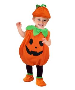 Petite citrouille Halloween enfant costume carnaval 1-4 ans : confortable et amusant pour fille et garçon Cosplay