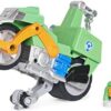 Pat Patrouille Rocky Moto Pups + Rétrofriction et Figurine Amovible - Jouet Enfant 3 Ans+