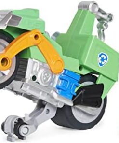 Pat Patrouille Rocky Moto Pups + Rétrofriction et Figurine Amovible - Jouet Enfant 3 Ans+