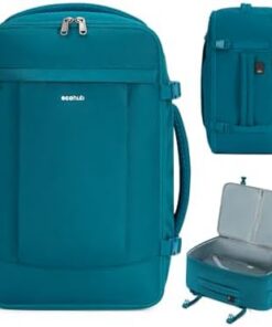ECOHUB Sac à Dos Cabine Avion 45x36x20 30L + Ordinateur 15.6" + Poches Zippées Cachées pour EasyJet