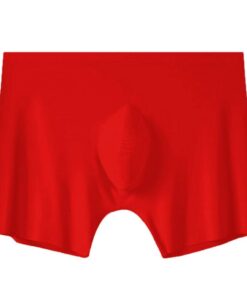Boxershorts Homme Générique Breve Taille Élastiquée Silencieux Respirant Silver Lon Ice