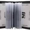 MyLedershop Cuir de Buffle Épervier pour Cartes Crédit Noir avec Protection RFID et NFC