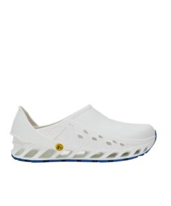 Scholl Evoflex Zoccoli Unisex Antistatico et Antiscivolo - Calzature Ospedaliere Bianco