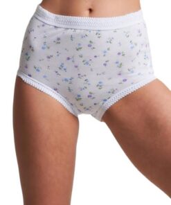 ShopMCR Lot de 3 culottes taille haute en coton pour femme - Sous-vêtements confortables et extensibles - Idéaux pour la