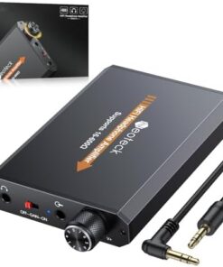 Neoteck Ampli Casque HiFi Portable 16-600Ω pour Audiophiles SNR 120dB