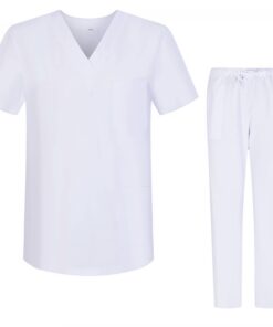 Misemiya Ensemble Uniformes Unisexe - Uniforme Médical avec Haut et Pantalon Ref.6801-6802