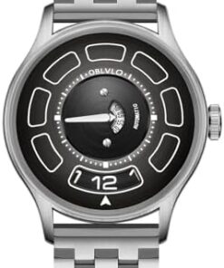 OBLVLO BLM-UFO Montre Automatique Homme Acier Inox 316L Étanche