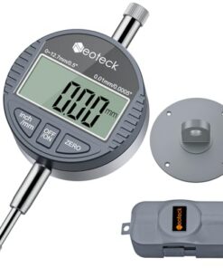 Neoteck Comparateur Numérique Précision 0.0005'' Gamme 0-1'' Indicateur Électronique pour Mesure Précise